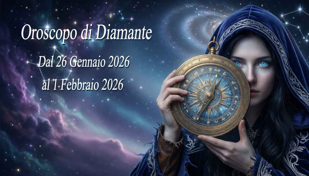 Oroscopo settimanale dal 26 gennaio al 1 febbraio 2026 a cura di Diamante