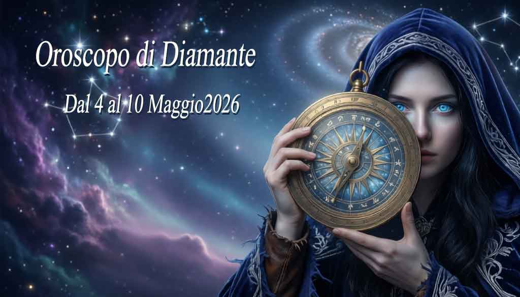 Oroscopo della settimana dal 4 al 10 maggio 2026 a cura di Diamante